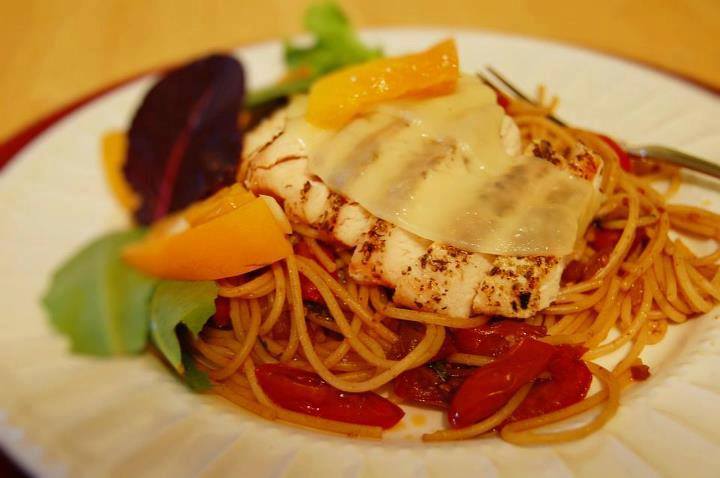 Christy Deaver - Grilled chicken with pasta